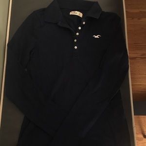 Women’s Small Navy Collared Shirt
